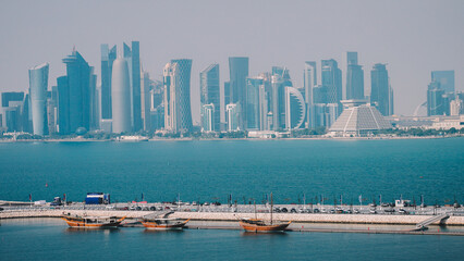 Naklejka premium Doha Qatar