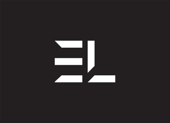  E EC CE LE EL LC CL initial based Alphabet icon logo.