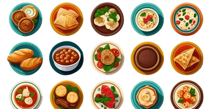 Food icon isolated on white background