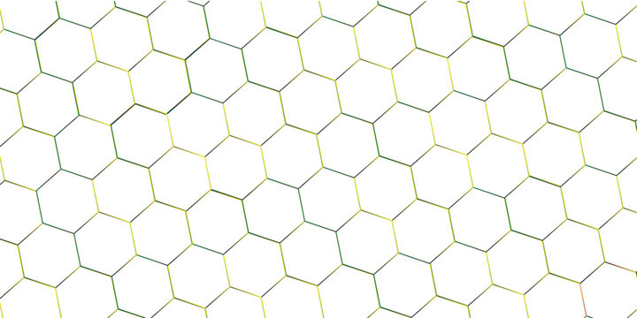  abstract 3d colourful background hexagon block pattern in 3d rendering