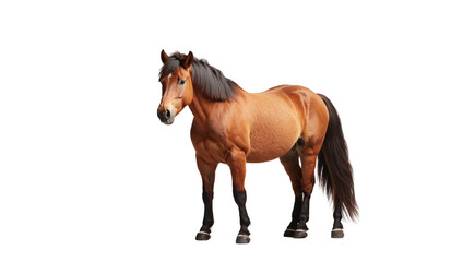 Horse isolated on transparent background