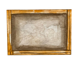  Hand drawing watercolor board. Use for card, postcard, print, poster, book, illustration, template, design, photobook.