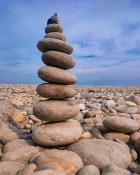 stack of stones the imege 