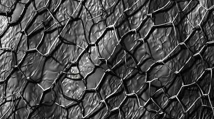Metal wire mesh texture, background for advertising banners. Generative AI