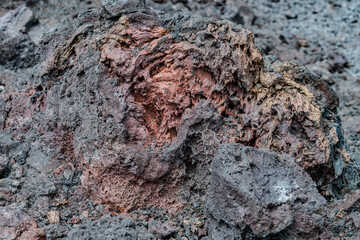  Luamanu and July 1974 Flow. Hawaiʻi Volcanoes National Park. Devils Throat. Chain of Craters Rd. 