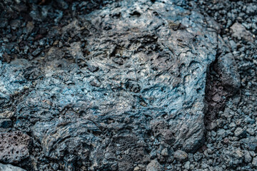  Luamanu and July 1974 Flow. Hawaiʻi Volcanoes National Park. Devils Throat. Chain of Craters Rd. 