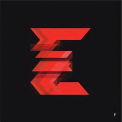 E Letter logo for company name, creative ideas alphabet Generative AI