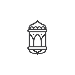 Fanoos Lamp line icon