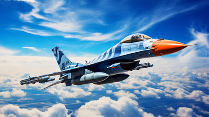 Dutch F-16 fighter planes taking part in NATO exercise.