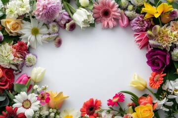 Obraz na płótnie Canvas Spring Blossoms on Pastel Background