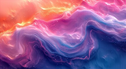 Yellow, blue-purple, and red-purple marble background vector presentation design - obrazy, fototapety, plakaty