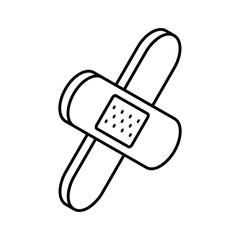 Icon of bandage in trendy isometric style, ready for premium use