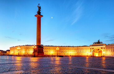 Winter Palace - Hermitage in Saint Petersburg, Russia - 747916961
