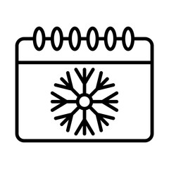 Calendar line icon