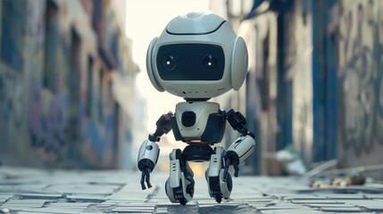 Mini modern robot that defines the future Generative AI