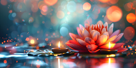 Lotus blossom HD 8K wallpaper Stock Photographic Image 
