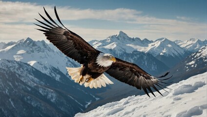 Fototapeta premium eagle in flight