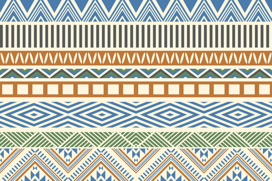 Ethnic fabric.beautiful pattern.folk embroidery,Bohemia style,Aztec geometric art ornament print.ethnic abstract Inkatha art.Seamless fabric.design for fabric, carpet, wallpaper, clothing,background.