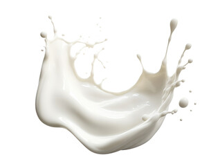 Splash of milk or cream, cut out