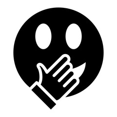 Secrets Behind Smiles glyph icon