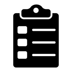 Clipboard glyph icon