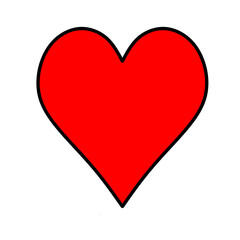 red heart transparent background png file 