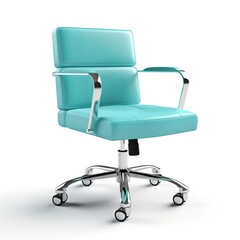 Fototapeta premium Office chair teal