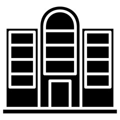 mall glyph icon, use for modern concept, app, and web development.