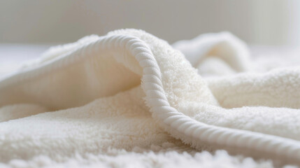 The smooth seamless edges of the blanket preventing any discomfort or irritation while in use.