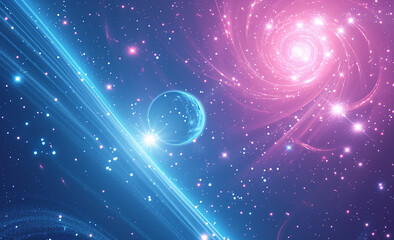 outer space digital background