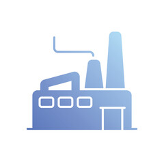 Industries icon vector stock illustration