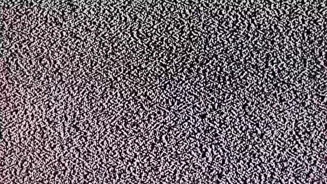 Static noise in black and white, snow noise