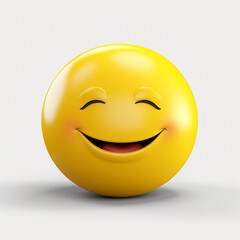 3d smiley face