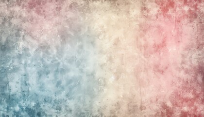 Obraz premium Tranquil spring abstract soft peach, coral, and sky blue hues blend for a harmonious backdrop