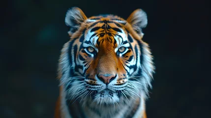 Fotobehang wild tiger in its natural habitat © Sagar