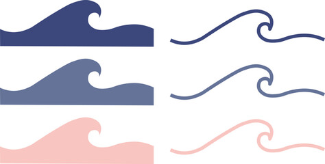 Sea wave illustration