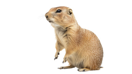 Fototapeta premium A photo of a Prairie Dog with a transparent background