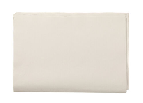 Blank Daily Newspaper isolated, Daily Newspaper mock-up concept, PNG transparency