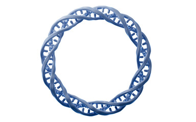 Obraz premium DNA with biological concept, 3d rendering.