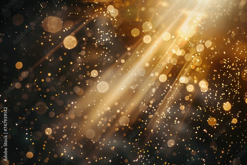 Poster sun shining brightly against a dark backdrop, suitable for various design projects