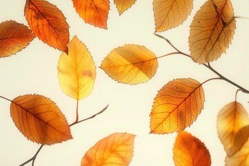 Obraz premium Detailed view of a bunch of leaves, suitable for nature themes