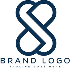 Letter SP logo design vector template design for brand