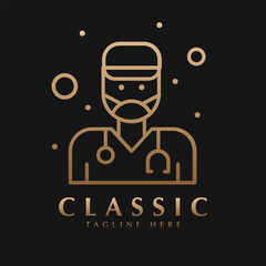 Doctor icon design template vector vector template