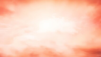 Abstract peach-colored background similar to a cloud.