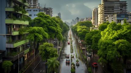 view of the city,  Arboreal City