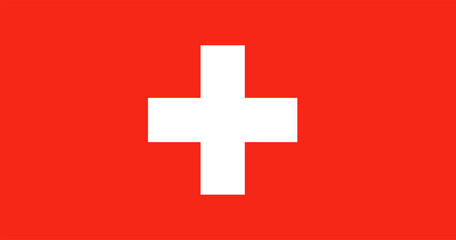 vector illustration flag of Switzerland