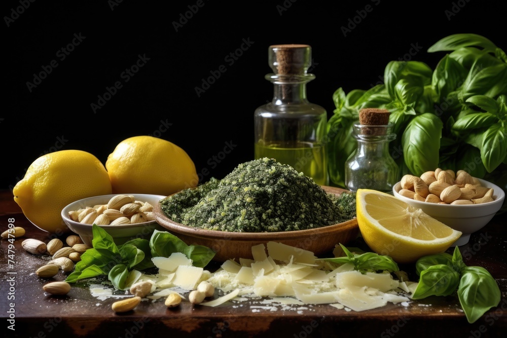 Aufkleber a table filled with diverse types of food, suitable for multiple occasions