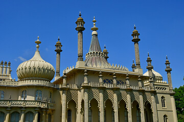 Fototapeta na wymiar Brighton, England - june 04 2023 : Royal Pavillion