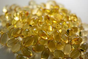 Vitamin D3 tablets: a clean presentation on a white background. Boost daily well-being with this essential supplement