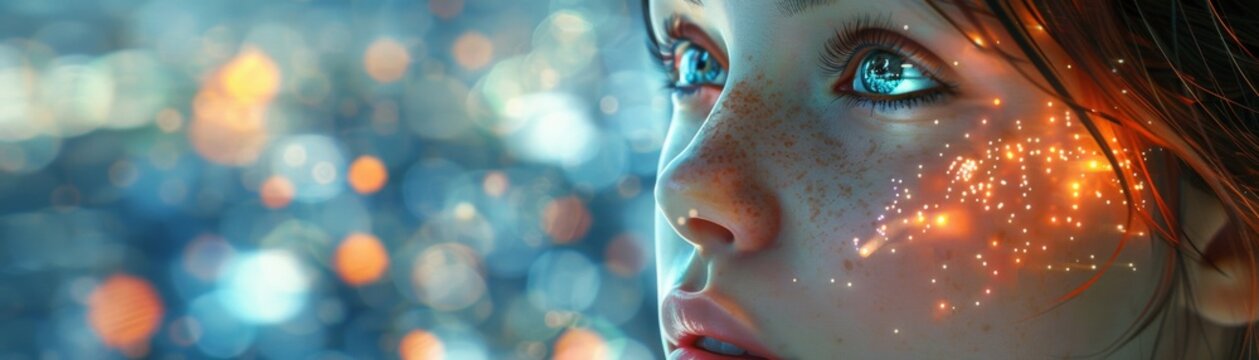 futuristic girl